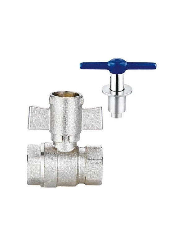 Ball valve，full flow ,female/female,lockable handle