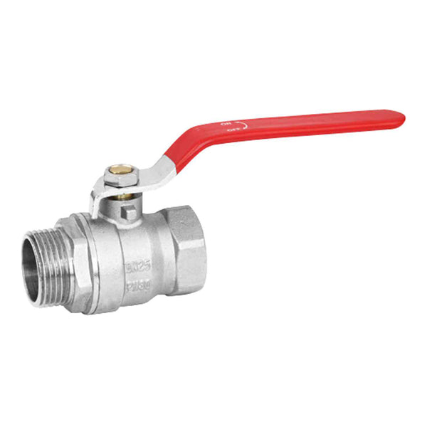 YB-007  BRASS BALL VALVE FEMALE AND MALE THREAD 16 1/2"